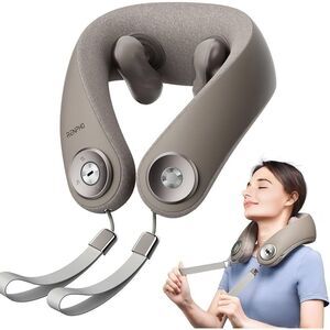 RENPHO Neck Massager with Heat Bluetooth Speakers Music Neck Pain Relief Travel